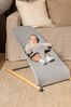 Babywippe, Buche, Jersey Bezug, grau, L 74 cm Bild 5