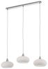 Lucande Hängeleuchte Sharvil, Glas Weiß IP20, 3 x 15 W LED Bild 1