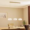 Lucande Hängeleuchte Sharvil, Glas Weiß IP20, 3 x 15 W LED Bild 3