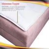 Boxspringbett Doppelbett LIND - 160x200 cm Bett mit Bonellmatratze, mit Bettkasten für Bettwäsche und Topper. EIN Bett mit einem klassischen, konturierten Kopfteil (Velvet 97, 160x200) Bild 5