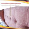 Boxspringbett Doppelbett LIND - 160x200 cm Bett mit Bonellmatratze, mit Bettkasten für Bettwäsche und Topper. EIN Bett mit einem klassischen, konturierten Kopfteil (Velvet 97, 160x200) Bild 3