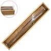 Spetebo Blumenkasten Holz Pflanzkasten natur mir Folie 70 x 13 cm (Anzahl, 1 St, Stück), direkt bepflanzbar Bild 3