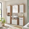 Tarawa Badezimmer Kommode in Weiß, Evoke Eiche Optik FSC-Zertifiziert - Badezimmerschrank Bad Schrank mit viel Stauraum - 36 x 79 x 31 cm (B/H/T) Bild 4