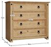 Vida Designs Kommoden & Sideboards, Künstlich Gealtertes Gewachstes Pinienholz, Pinie, Standard Bild 3