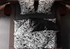 Moderne Mako Satin Wende Bettwäsche Zebra Muster schwarz weiß 140x200 + 70x90 Bild 4