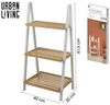 Urban Living 3-Etagen Regal Standregal Regaltreppe 40 x 30 x H81,5cm 31376 Bild 2