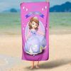 BERONAGE Strandtücher Disney Princess Badetuch Sofia the First 70x120 cm, 100% Baumwolle (1-St), Frottee in Velours-Qualität Bild 3