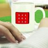 Thumbs Up TTTMUG Tasse Tic Tac Toe Mug, Kunststoff, weiß, 11,9 x 14,2 x 12,2 cm Bild 3