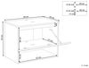 Wandmontierter Waschbeckenunterschrank NATAL 60 cm Hellbraun Bild 3