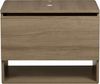 Wandmontierter Waschbeckenunterschrank NATAL 60 cm Hellbraun Bild 5