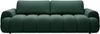 Vente-unique - FRIDORA Sofa Stoff Grün - B 110 cm x H 81 cm x L 263 cm Bild 3
