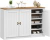 IDIMEX Sideboard BOLTON, Sideboard aus Kiefer mit 3 Türen Kommode aus Massivholz mit Muschelgri Bild 5