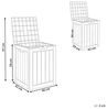 Aufbewahrungsbox MEDELLIN 46 cm 43 cm Taupe Bild 3