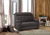 Cavadore 2-Sitzer Beata / 2er Ledercouch im modernen Design / 138 x 98 x 92 / Echtleder Graubraun Bild 2