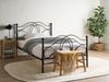 Bett mit Lattenrost Metall LYRA 120 x 200 cm Schwarz Bild 2