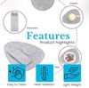 Intirilife Platzset, (6-St), 6x Filzunterleger Tischdeckchen Glasuntersetzer Bestecktasche Platzset Bild 3