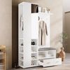 Flieks Kommode, Sideboard Schubladenkommode mit 6 Schubladen 120x40x75.5cm Bild 5
