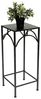 DanDiBo Blumenhocker Metall Schwarz Eckig 70 cm Blumenständer 96132 L Beistelltisch Blumensäule Modern Pflanzenständer Pflanzenhocker Bild 3