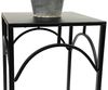 DanDiBo Blumenhocker Metall Schwarz Eckig 70 cm Blumenständer 96132 L Beistelltisch Blumensäule Modern Pflanzenständer Pflanzenhocker Bild 5