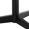 Barnsley Couchtisch 77x84 Glas Schwarz Tisch Beistelltisch Sofatisch Wohnzimmer Bild 3