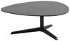 Barnsley Couchtisch 77x84 Glas Schwarz Tisch Beistelltisch Sofatisch Wohnzimmer Bild 5