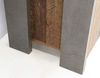 Forte Clif Highboardvitrine mit 3 Türen unf 2 Glastüren, Holzwerkstoff & Clif TV-Unterschrank mit 1 Tür und 2 Schubladen, Holzwerkstoff, Old – Wood Vintage/Betonoptik Dunkelgrau, 161 x 63,9 x 41,6 cm Bild 4