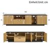 Flieks Polsterbett, Samt Hydraulisches Funktionsbett Doppelbett 140x200cm Bild 4
