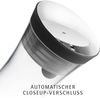 WMF Wasserkaraffe Basic, (Silikondeckel mit Closeup-Verschluss, 2-tlg, 1x Karaffe Glas mit Deckel, 1x Reinigungsbürste), (V 1,0l, Höhe 30,2 cm, Ø 8,8 6,0 9,5 cm) Bild 4