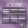 Bettwaesche-mit-Stil Mako-Satin Spannbettlaken flieder rosa 120x200cm Bild 5