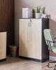 Büroschrank ZEHNA Heller Holzfarbton Bild 2