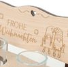 Spruchreif® Schnapsglas Schnapsbank mit Gravur, Frohe Weihnachten und ein gutes Neues Jahr Bild 4