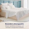twenty:three® Bettbezug Lyocell Deckenbezug Pure White, Atmungsaktiv, Ultraweich, 100% TENCEL™ Lyocell, Nachhaltig Bild 4