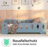 smartwood Kinderbett Bodenbett 90x180 mit Rausfallschutz & Lattenrost - Blau - Kinder Montessori Bett TILA 2L mit glatten Kanten - Betten für schnelle Montage - Bis 230 kg belastbar Bild 5