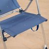AKTIVE La Palma 62414 Strandstühle, zusammenklappbar, Aluminium und Textilen, Rückenlehne 4 Positionen, Tragkraft 110 kg, Tragegriffe, Blau, Modell La Palma Bild 5