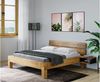 Möbel-Eins CURBY Balkenbett mit Kopfteil, 4-Fuß, Material Massivholz vintage 180x200 cm Bild 5
