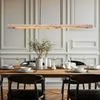 LED Hängeleuchte, Holz, dimmbar, L 120 cm Bild 3