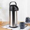 mucHome Pump-Isolierkanne Thermoskanne 2,2 Liter aus Edelstahl Pumpkanne Isolierkanne Thermo, 3 l Bild 2