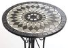 Kobolo Balkonset Tischgruppe Set MOSAIK Metall Mosaik grau schwarz, (3-tlg) Bild 3