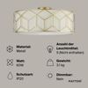 Maytoni Deckenleuchte Messina 5-flammig gold Bild 3