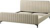 Bett mit Lattenrost Bouclé LUNAN 180 x 200 cm Beige Bild 4