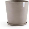ECOPOTS Blumentopf Amsterdam 50 + Wassersystem Taupe, für innen und außen: frostsicher, bruchsicher und lichtbeständig Bild 5