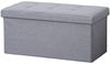 Kesper |Sitzbank, Material: Polyester, Maße: B 76 x T 38 x H 38 cm, Farbe: Grau | 15952 Bild 1