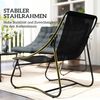 Outsunny Sitzgruppe 4 Personen mit 2er Sofa, Sessel, Beistelltisch, Sitzkissen, (Stahl Gartenmöbel Set 4, 4-tlg, wetterfest Balkonmöbel-Set), für Garten, Terrasse, Balkon, Grau Bild 5
