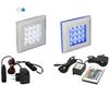 FURNITECH SEZANA AN21 Möbel Schrankwand Wandschrank Wohnwand Mediawand mit Led Beleuchtung Wohnzimmer (LED weiß, AN21-18W-M2 1B MATT) Bild 3
