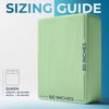Utopia Bedding Queensize-Spannbetttuch, tiefe Taschen, extra tiefes Spannbetttuch, passend für Matratzen bis zu 53,3 cm, schrumpft und lichtbeständig, pflegeleicht, nur 1 Spannbetttuch, tiefe Tasche Bild 2