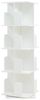 Drehbares Bücherregal Talöpintaa 129x40x40 cm Weiß [en. casa] Bild 5