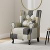 Totò Piccinni Sessel, leinwand, Patchwork Elegant, Comfort Bild 2