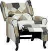Totò Piccinni Sessel, leinwand, Patchwork Elegant, Comfort Bild 5