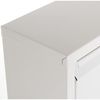 DRW d'casa Schuhschrank aus Metall, mit 5 Klappen, Weiß, 50 x 166 x 169 cm. Bild 3