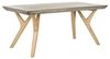SAFAVIEH Outdoor with Concrete Coffe Table with Wood Legs, in Dark Grey Bild 4